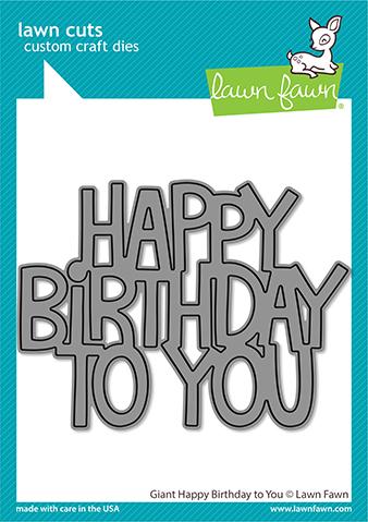 Joyeux anniversaire géant à toi