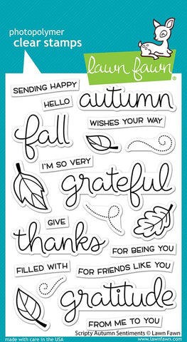 Scripy Autumn Sentiments