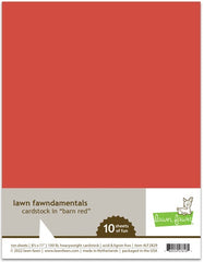 Barn Red Cardstock