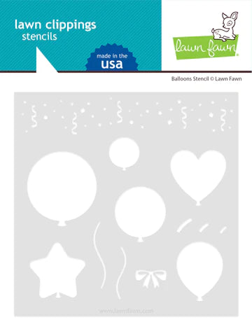 Balloons Stencil