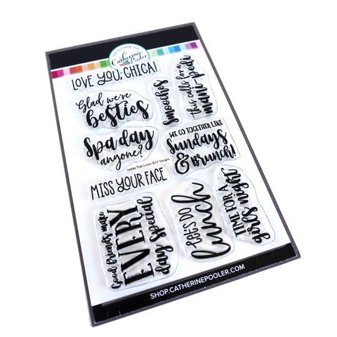 Ladies that Lunch Sentiments Stamp Set