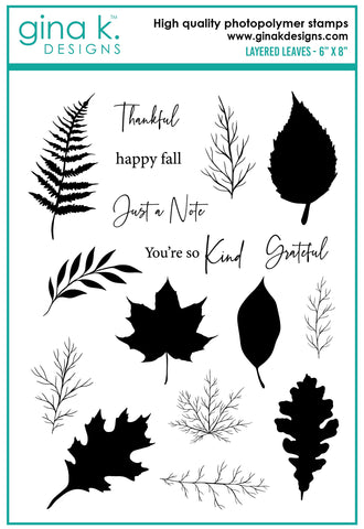 Layered Leaves Stamp Set - RETIRING