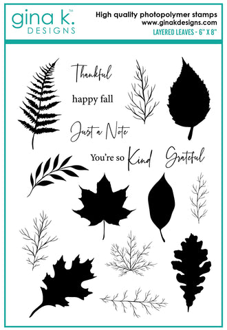 Layered Leaves Stamp Set