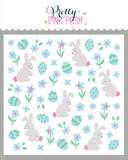 Layered Easter Floral Stencil (4 Lyr)