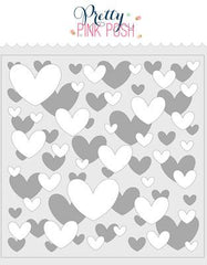 Layered Hearts Stencils (2 Pack)
