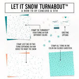 Ensemble de tampons Let It Snow Turnabout (6x6) 