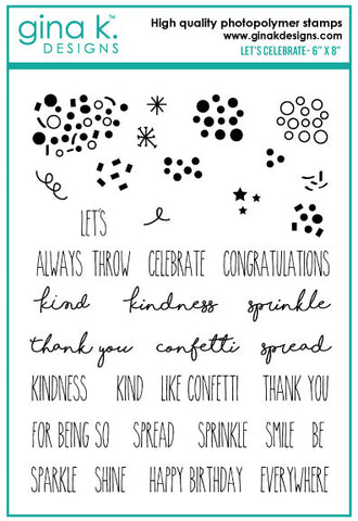 Let's Celebrate Stamp Set Stamp Set