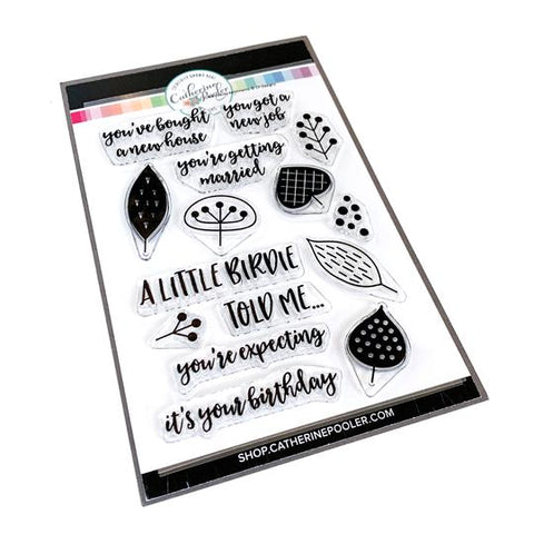 Little Leaves Sentiments Stamp Set