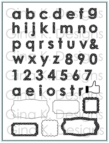 Lots of Dots Alphabet Stamp Set