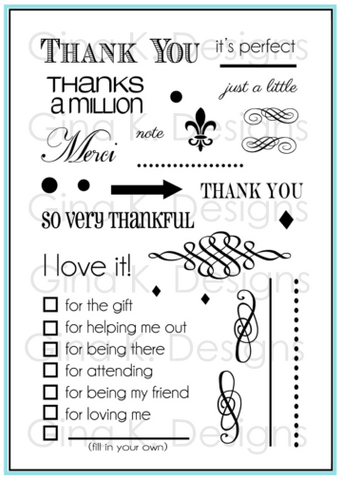 Lots of Thanks Stamp Set