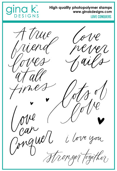 Love Conquers Stamp Set