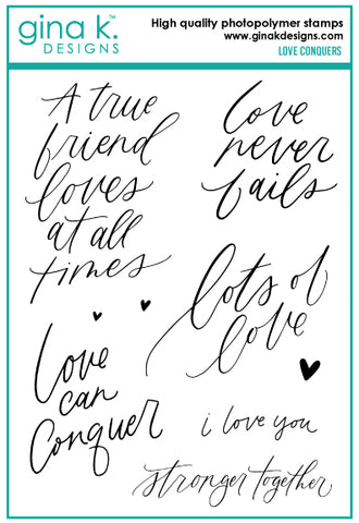 Love Conquers Stamp Set