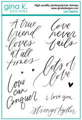 Love Conquers Stamp Set