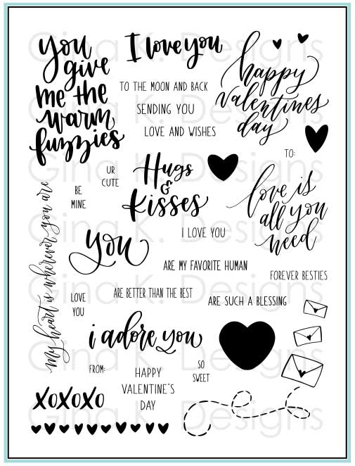 Love Is All You Need Stamp Set