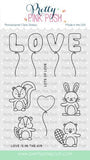 Set de tampons Ballons d'amour