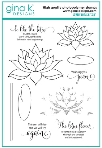 Lovely Lotus Stamp Set