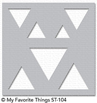 Formes de base au pochoir - Triangles