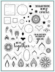 Ensemble de tampons Mandala Maker