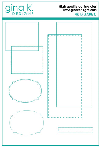 Ensemble de 10 matrices Master Layouts