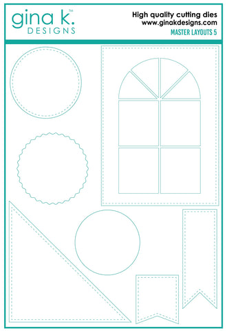 Ensemble de 5 matrices Master Layouts