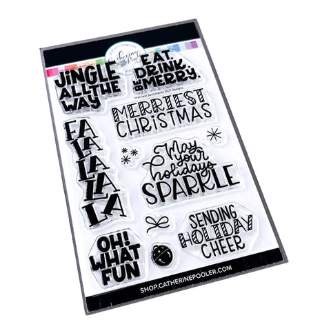 Merriest Sentiments Stamp Set