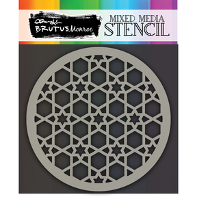 Mixed Media Stencil - CircleStar