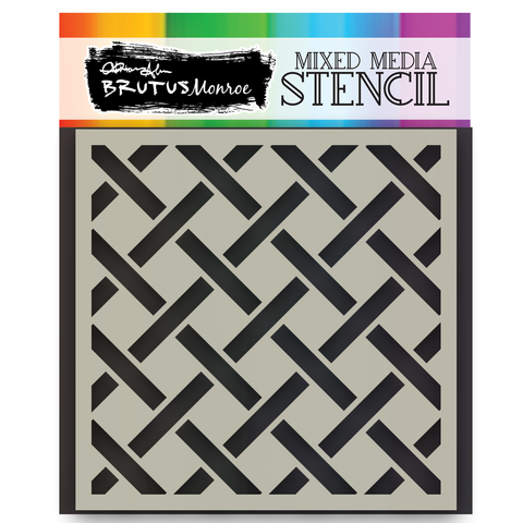 Mixed Media Stencil - Open Weave