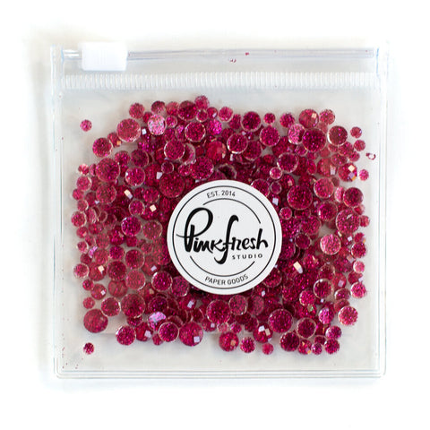 Gouttes de paillettes : Magenta