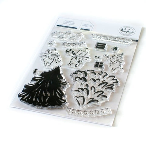 Tree Trimming Friends stamp set - RETIRING