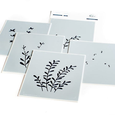 Enchanting Meadows layered stencil set - RETIRING