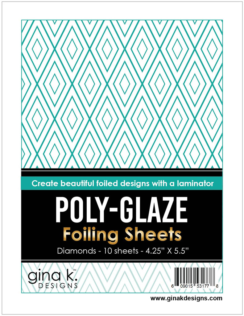 Poly-Glaze Foiling Sheets - Diamonds