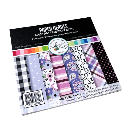 Paper Hearts Patterned Paper