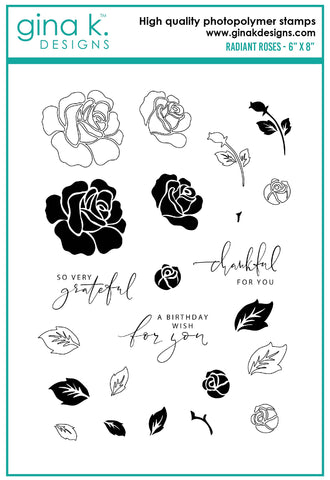 Radiant Roses Stamp Set