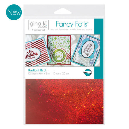 Feuilles fantaisie GKD - Rouge Radiant