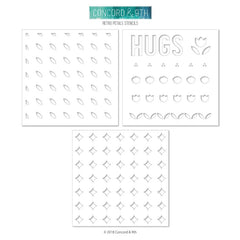 Retro Petals Turnabout Stencils