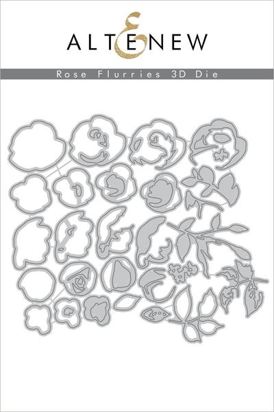 Rose Flurries 3D Die Set