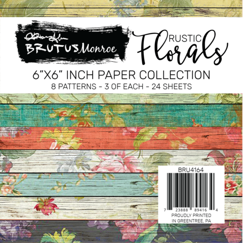 Rustic Florals Paper Pad