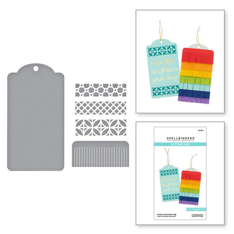 Create a Decorative Tag Etched Dies from the Inspired Basics Collection