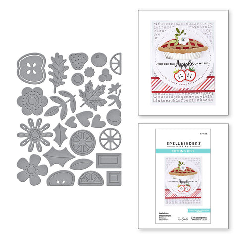 Delicious Decorations Etched Dies from the Pie Perfection Collection by Tina Smith