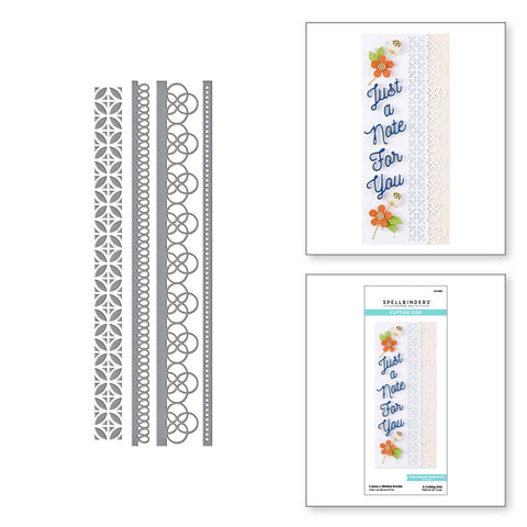 Create a Slimline Border Etched Dies from the Inspired Basics Collection