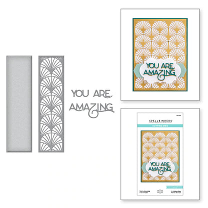 Matrices gravées You're Amazing de la collection The Right Words par Becca Feeken