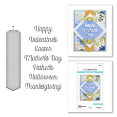Merry Everything Words Etched Dies from The Right Words Collection by Becca Feeken