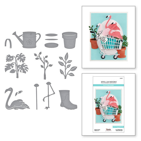 Plant it Here Etched Dies from the Add to Cart Too Collection by Becky Roberts