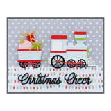 Holiday Express Etched Dies from the Tinsel Time Collection