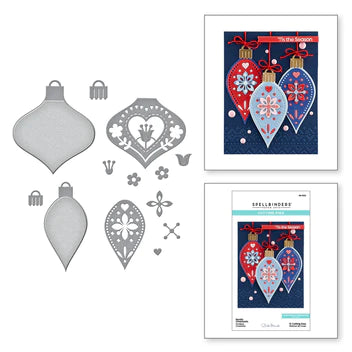 Matrices gravées Nordic Ornaments de la collection Winter Tales par Zsoka Marko