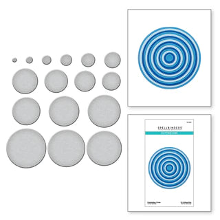 Everlasting Circles Etched Dies from the Everlasting Shapes Collection