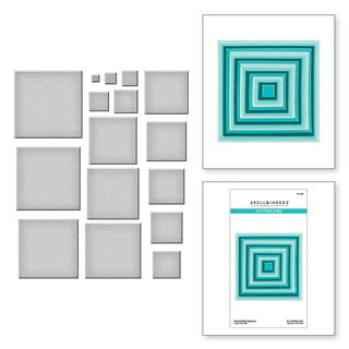 Matrices gravées Carrés éternels de la collection Formes éternelles