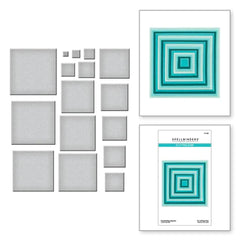 Everlasting Squares Etched Dies from the Everlasting Shapes Collection