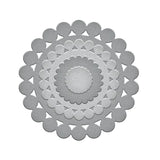 Matrices gravées de cercles de perles de la collection Throwback Faves de Spellbinders