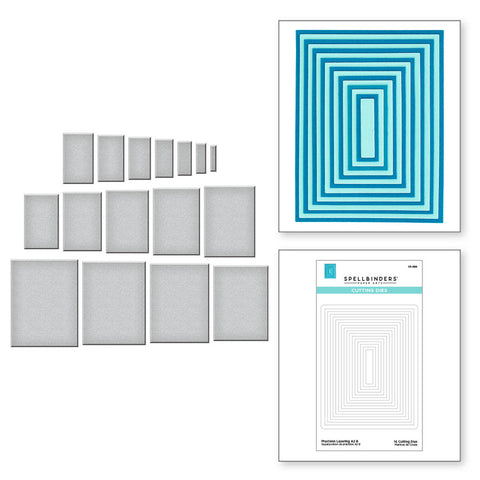 Precision Layering A2 B Etched Dies from the Precision Layering Basics Collection